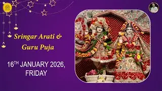 Sringar Arati & Guru Puja 16 Jan 2026 @ISKCONCAMPPUNE