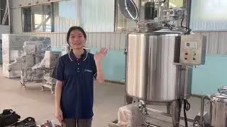Small Dairy Factory Yogurt  and Milk Processing Line #gondormachinery  #yogurt #milkfermentation