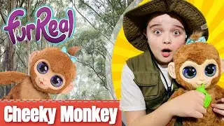 FurReal Peanut the Playful Monkey Showing off the Features