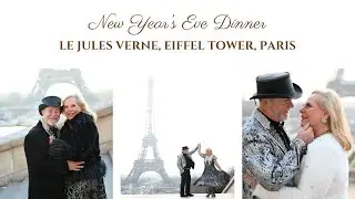 New Year's Eve in Le Jules Verne restaurant, Eiffel Tower Paris.  Join us for our dinner experience.