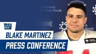 Blake Martinez Feels Good Heading into Monday Night Football | New York Giants