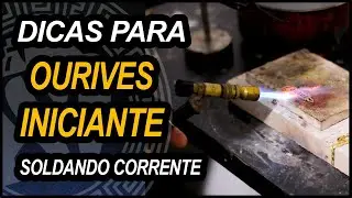 COMO SOLDAR UMA CORRENTE E FECHO GAVETA COM PEGA-LADRÃO PARA OURIVESARIA (TUTORIAL PARA INICIANTES)