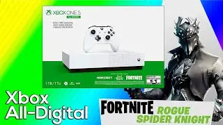 Xbox One S All Digital Version 2  Unboxing - Now With Fortnite 