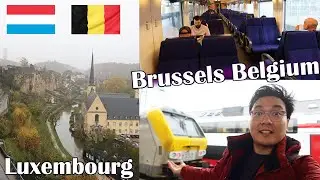 Поезд Люксембург — Брюссель 🇱🇺 🇧🇪 | Влог европейского поезда SNCB