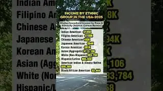 income by ethnic group in the USA 2025