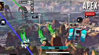 *NEW* KINGS CANYON CINEMATIC STYLE DROPPING IN CLIP APEX LEGENDS MOBILE