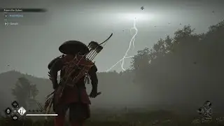 Assassin's Creed Shadows. Lighting storm weather effects are beautiful. Iga, Nabari Wilds. PS5 60FPS