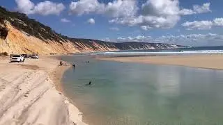 Rainbow Beach Cooloola pt2 beach driving scenery 4x4 information 