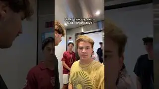 Getting over my fear of public singing