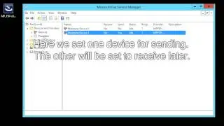Mainpine Online Fax Service installation and use demonstration on Windows Server 2012