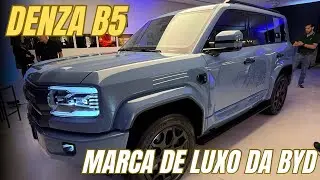 MARCA DE LUXO DA BYD CHEGOU AO BRASIL COM O DENZA B5