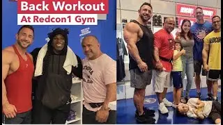 Back Workout at Redcon1 Gym