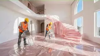 Top 6 Luxurious Home Decor Epoxy Flooring Designs for Modern Interiors Featuring Marble