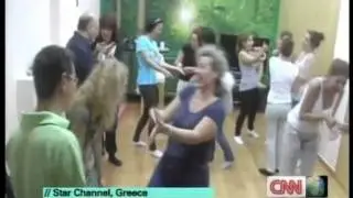 Greek Laughter Yoga on CNN International