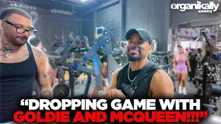 KING OF DOWNTOWN: IN THE GYM DROPPING GEMS WITH @McQueenOnAir and @GameGodGoldie