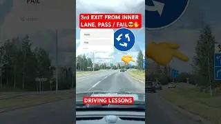 Swedish Roundabout Driving rules- explained step by step