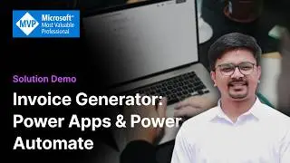Power Automate Invoice Generator using Power Apps | SMB Work Order Solution Demo