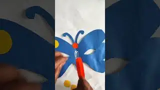 #butterfly  crafts for kids paper mask #shorts