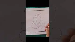 Ganesh drawing for kids/Ganpati Bappa drawing for kids/easy Ganesha / Bappa drawing for kids/ Bappa