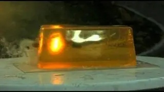 Blowing up gelatin with the slingshot!