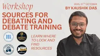 Sources For Debating and Debate Training [By Kaushik Das] | The Debate Central