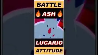 Lucario's Giant Aura Sphere V/S Togekiss - ASH VS CYNTHIA!🔥...