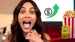 Zoe Salda&ntilde;a REACTS To Becoming Highest-Grossing Actor of All Time w/ $15B