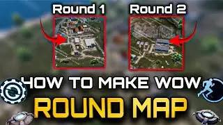 How to creat wow round map😲in |PUBG MOBILE| how to make wow round map 