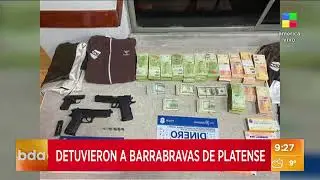 Detuvieron a barrabravas de platense: uno de los líderes es acusado de robar countries