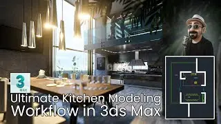 Ultimate Kitchen Modeling Workflow in 3ds Max | Speed Build