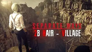 Resident Evil 4 SEPARATE WAYS - Ada With 2b's Hair / All Cutscenes (Village)