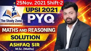 03 UPSI Maths & Reasoning Practice Set | 80 Important Questions by Ashfaq Sir