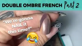 😮 Hack #2! Double Ombre French Nail Design  | Maniology LIVE!