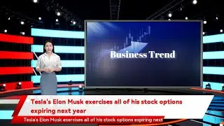 Tesla's Elon Musk exercises all of his stock options expiring next year
