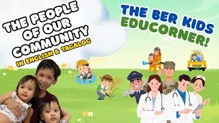 Learn About the People in Our Community in English and Tagalog | Common Jobs | Preschool Learning