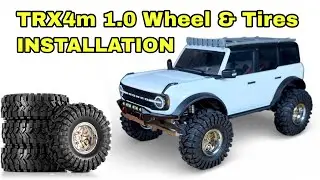The BEST TRX4M wheels & tires!!! | INJORA ModuWheel and King trekker 62mm tires installation 
