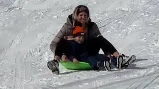 sled riding
