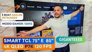 Smart TV TCL QLED 4K 75'' E 85