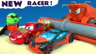 New Toy Car In A Cars Competition With McQueen and Frank