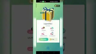 Buying Legend box with 1480 Pokecoins (Pokemon Go) #pokemongo #pokecoins #shortsvideo #shorts #viral