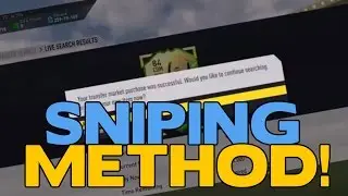FIFA 17 - EASIEST and BEST Trading Method EVER! Sniping SBC Players! (Make 200k an Hour Easy!)