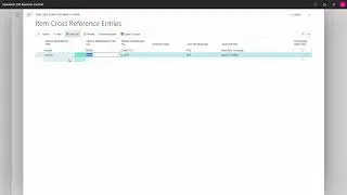 Item References and barcodes - Microsoft Dynamics 365 Business Central