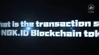 What is the transaction speed of NGK.IO Blockchain tokens?