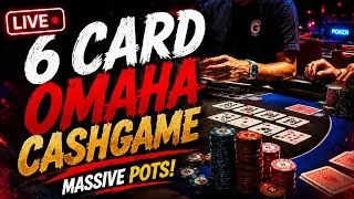 LIVE OMAHA DB BOMBPOT CASHGAME 4 FISH CASINO #OMAHA #GAMES #CARDS #POKER