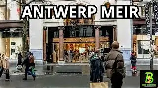 ANTWERP SHOPPING STREET: The Meir & Stadsfeestzaal Ambience | SESSION 004