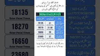 solar Panel Price in Pakistan