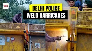 Wrestlers' Protest: Police gets barricades welded together to ensure crowd control at Jantar Mantar