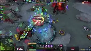 DOTA2 GESC VGJ vs INF G01：teamfight moments 02