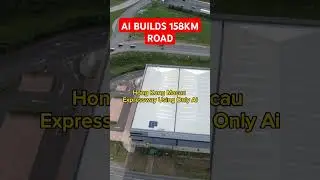 CHINA HAS BUILT A 158 KM ROAD USING ONLY AI, WITH NO HUMAN WORKERS INVOLVED. #shortsviral #shorts