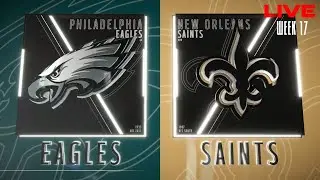 ((LIVE)) Philadelphia Eagles vs New Orleans Saints | Saints at Eagles NFL Week 17 Full Game